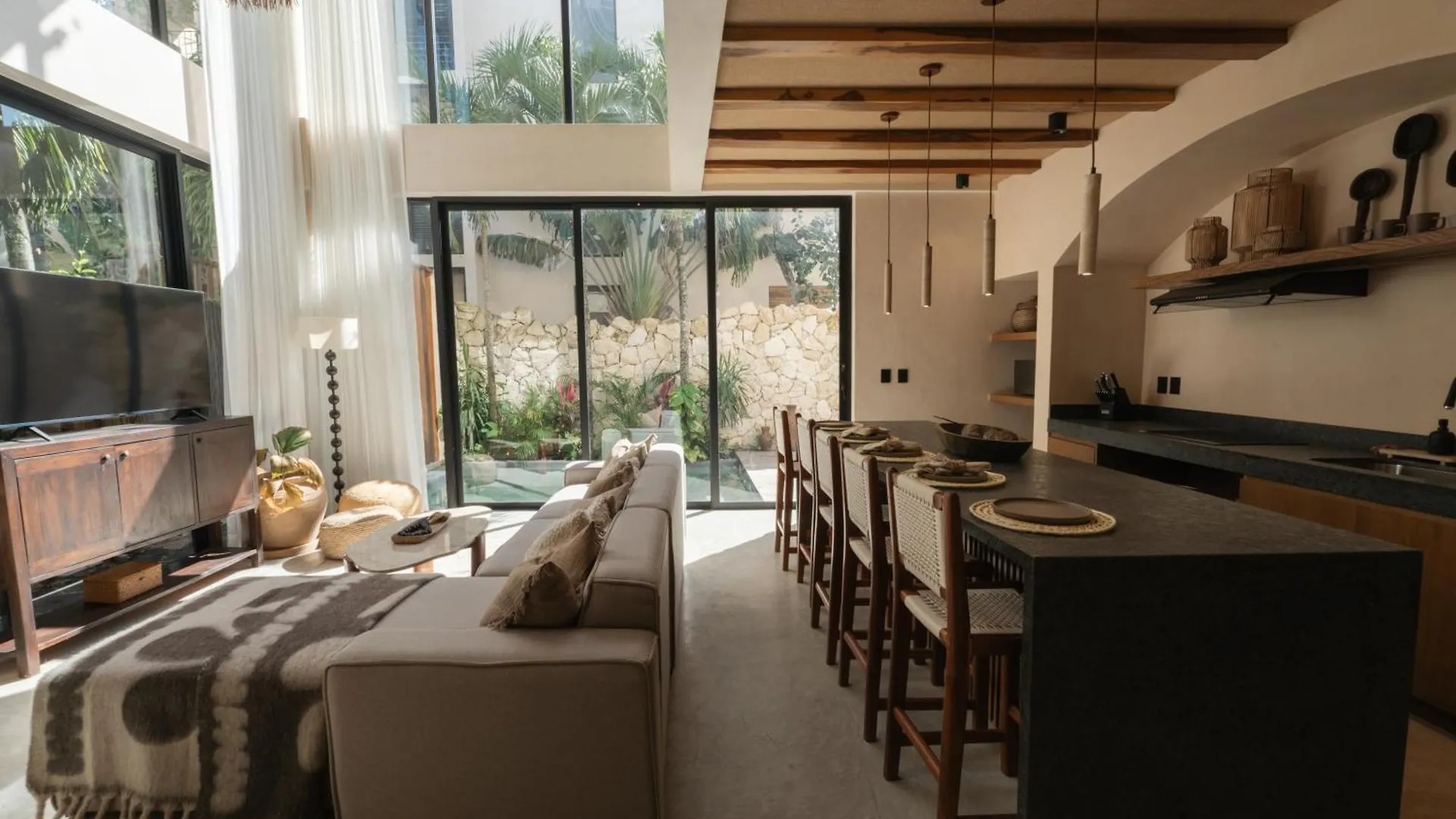 טולום Luxe 3-Br Villa With Dual Private Pools