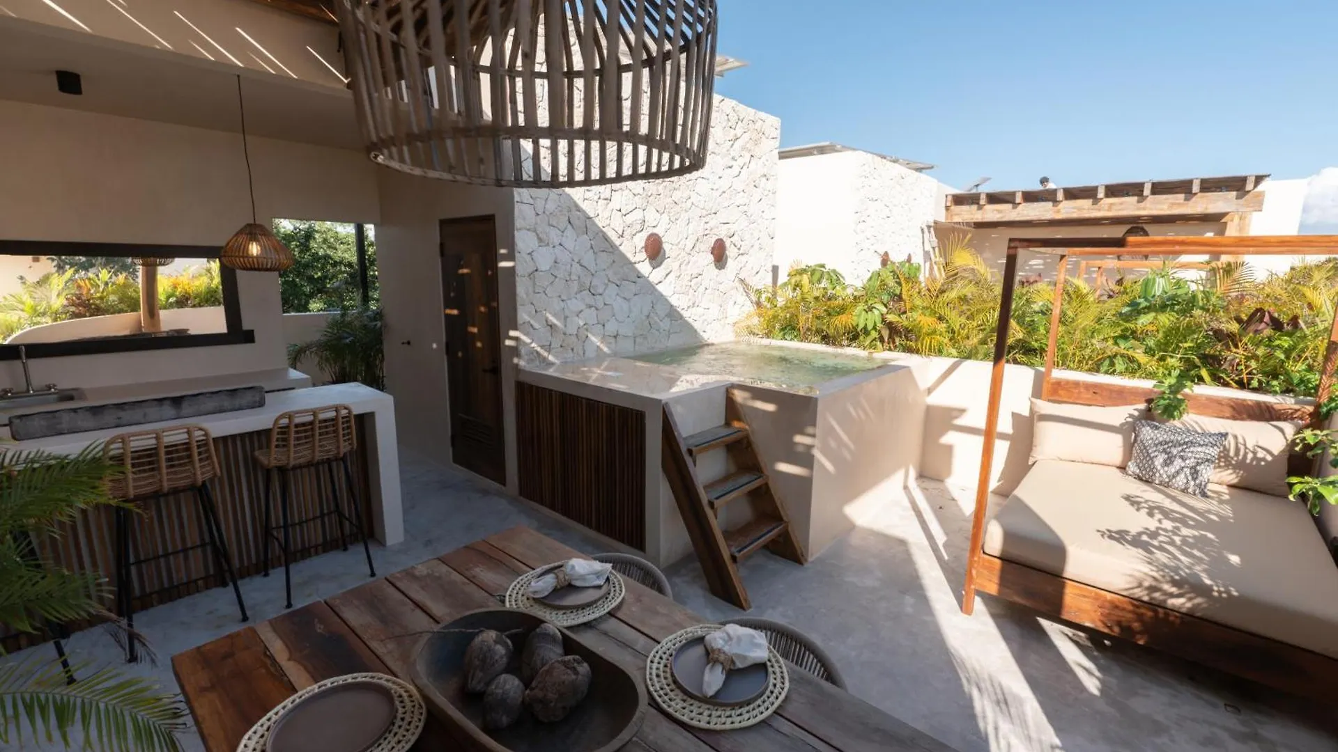טולום Luxe 3-Br Villa With Dual Private Pools