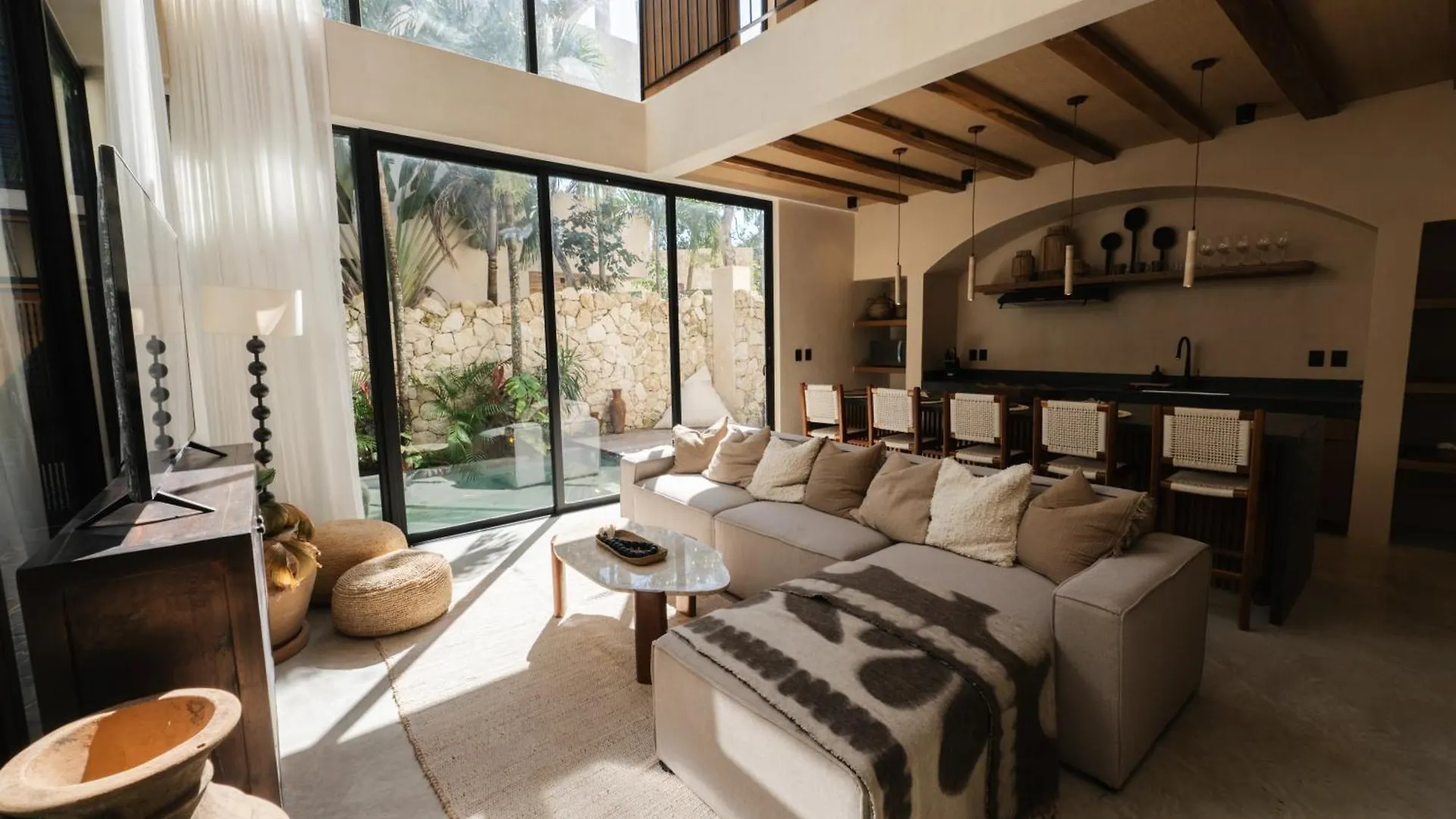 טולום Luxe 3-Br Villa With Dual Private Pools